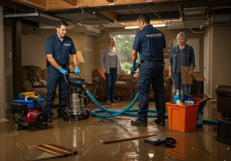 Basement Water Extraction and Removal Techniques process in King, NC