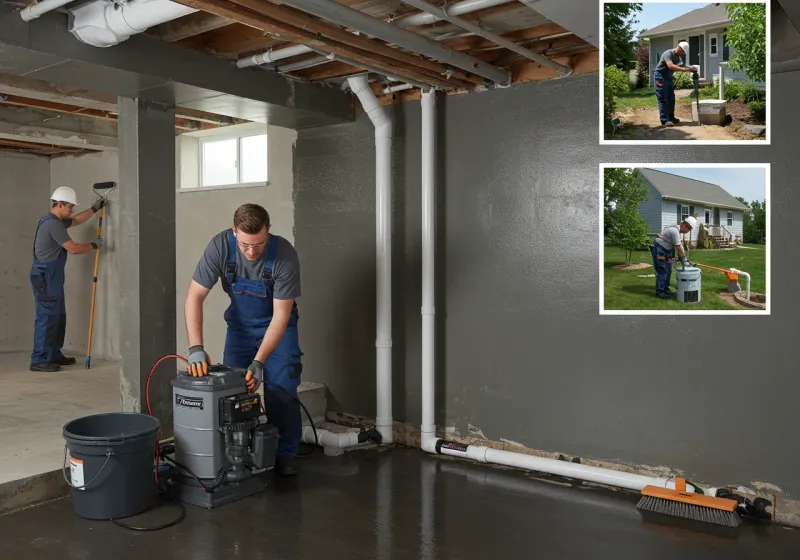 Basement Waterproofing and Flood Prevention process in King, NC